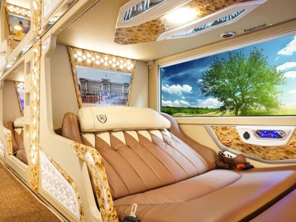 Cabin Sleeper Bus from Sapa to Hanoi