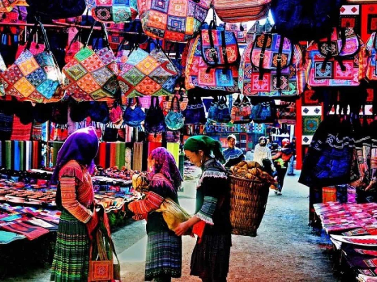The vibrant Bac Ha Market