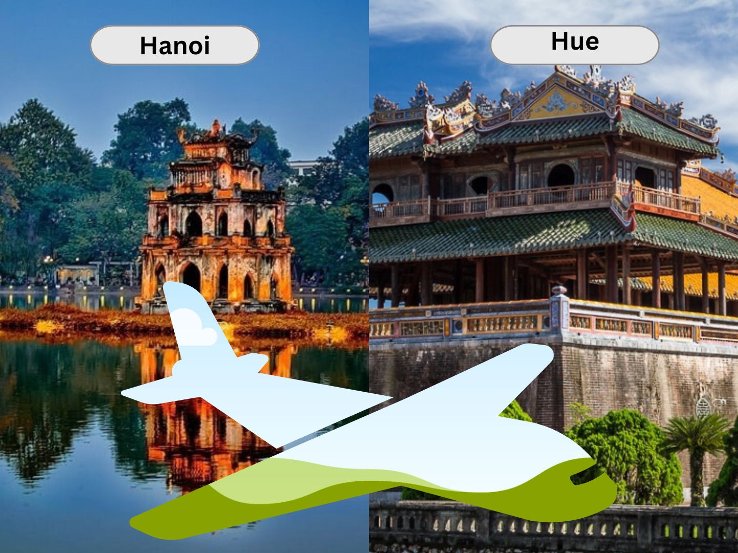 fly from Hanoi to Hue