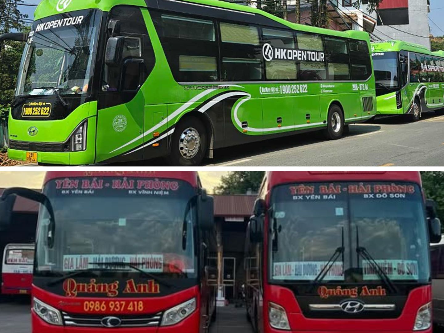 HK Open Tour vs Quang Anh Bus