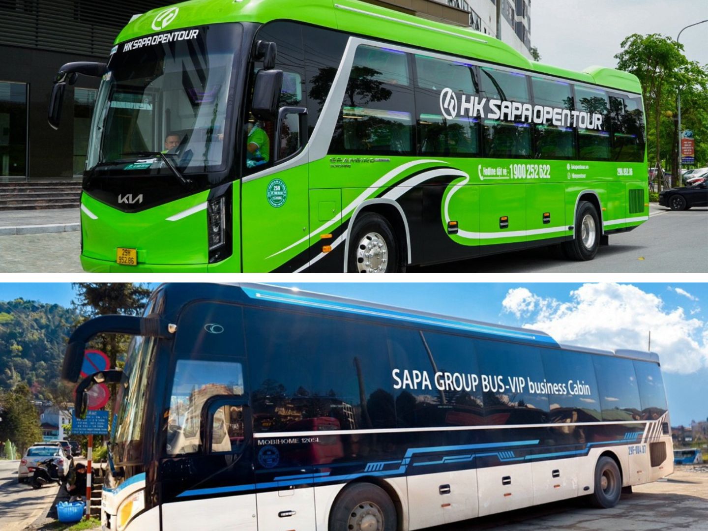 HK Open Tour vs Sapa Group Bus