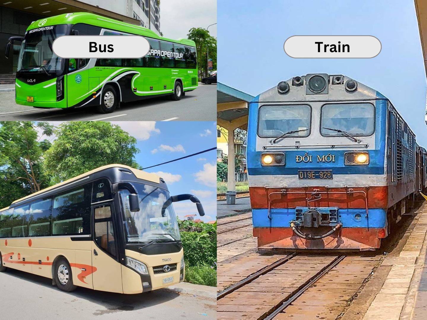 Hanoi to Hoi An Bus or Train