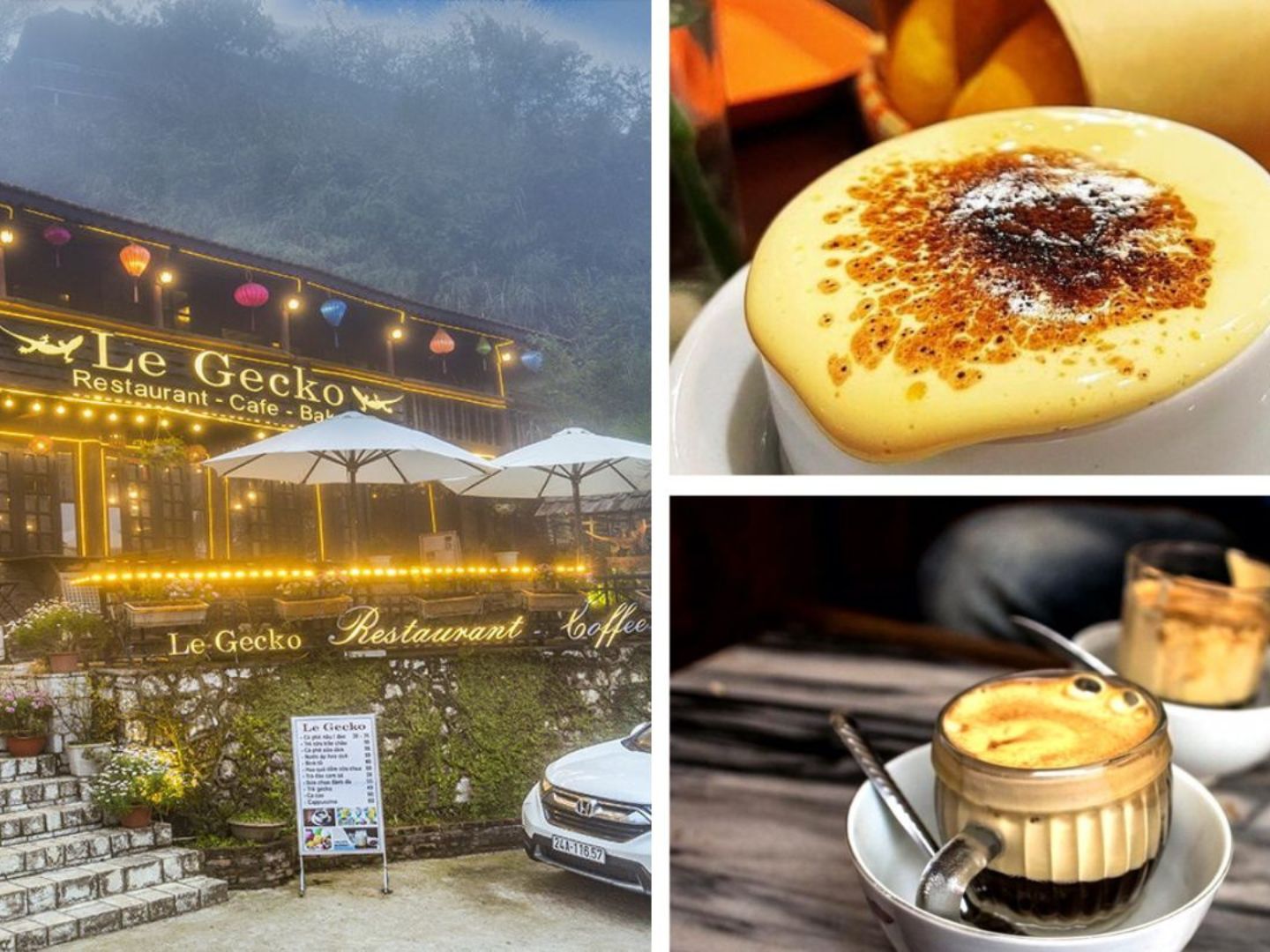 Enjoy delicious meals at Le Gecko Café Sapa