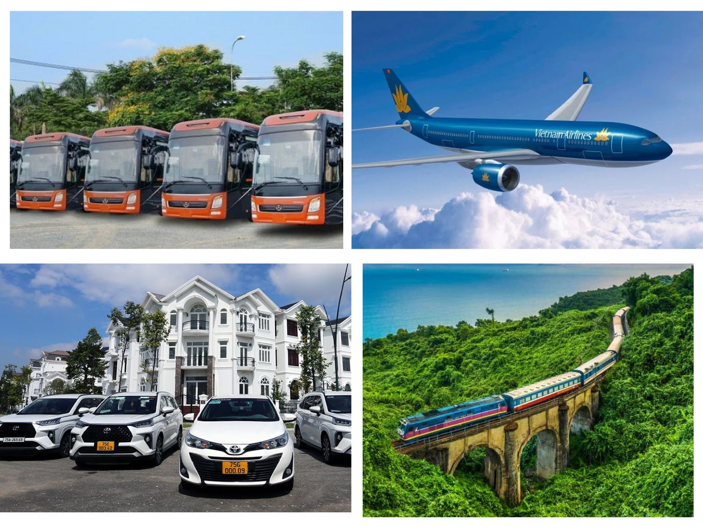 Different ways to travel from Hue to Hanoi