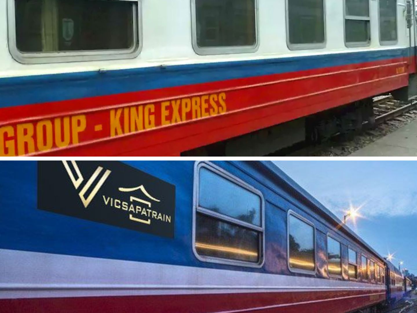 King Express Train vs VIC Express Train