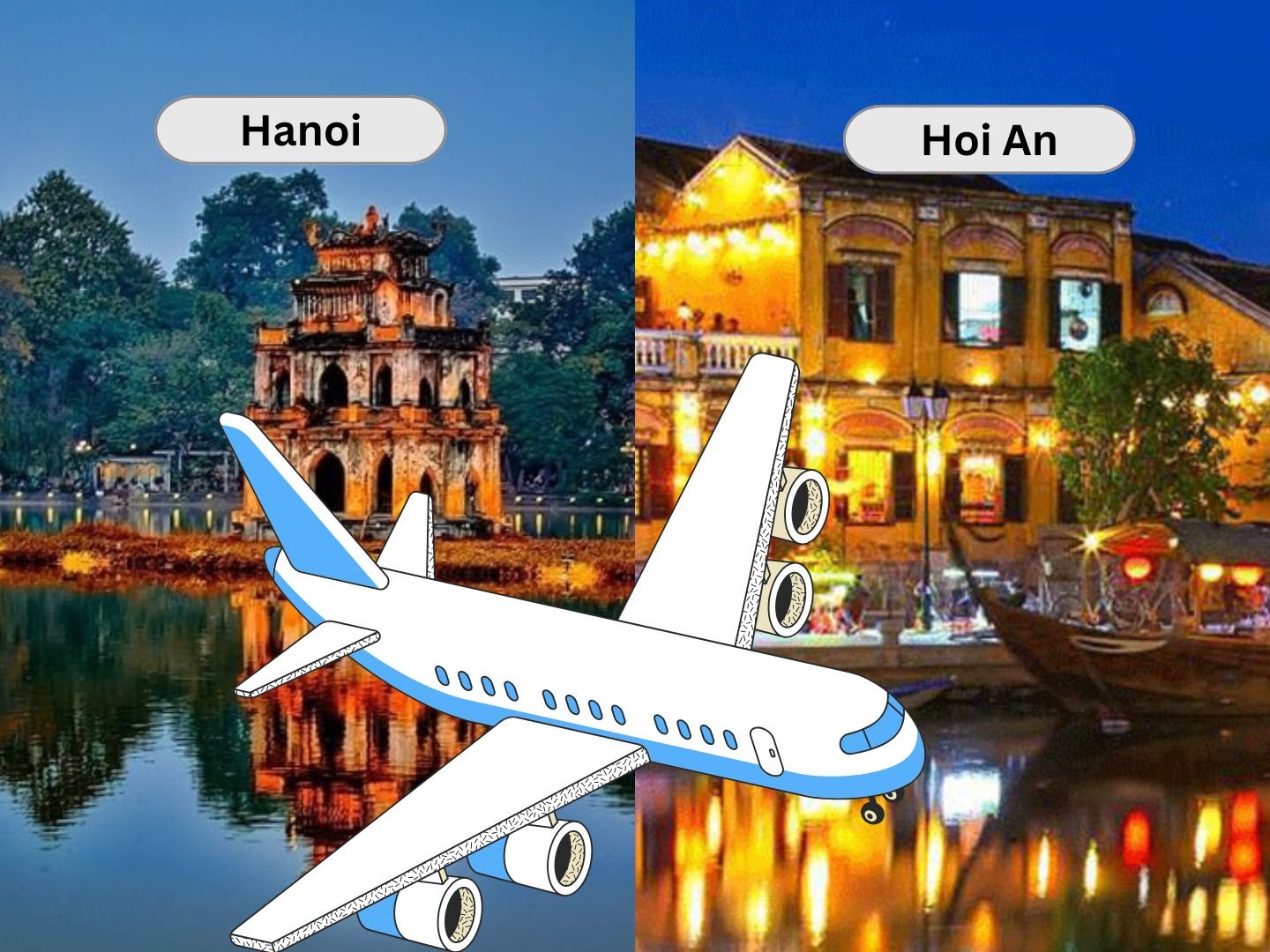 flight Hanoi to Hoi An | Sapa Nomad