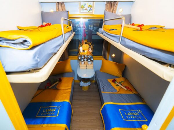 laman express train shared cabin 2 | Sapa Nomad